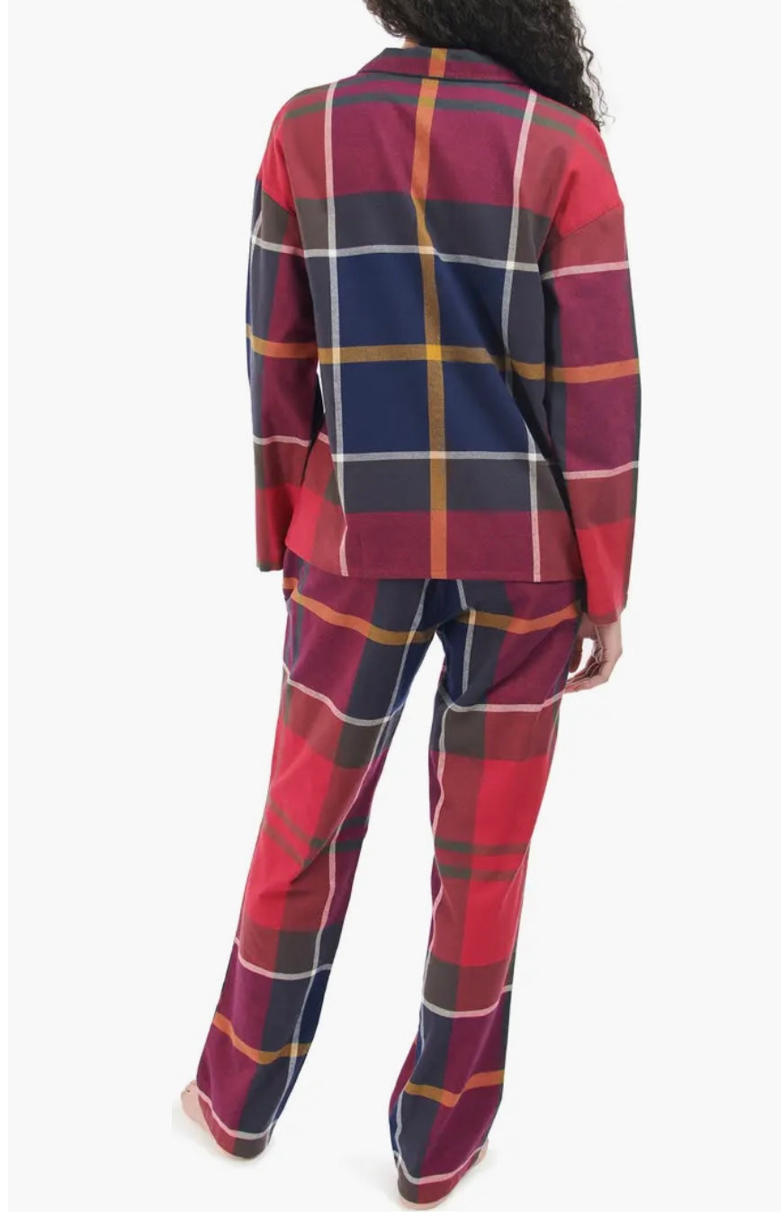 Barbour Large Scale Ellery Pj Set-Large Red Tartan