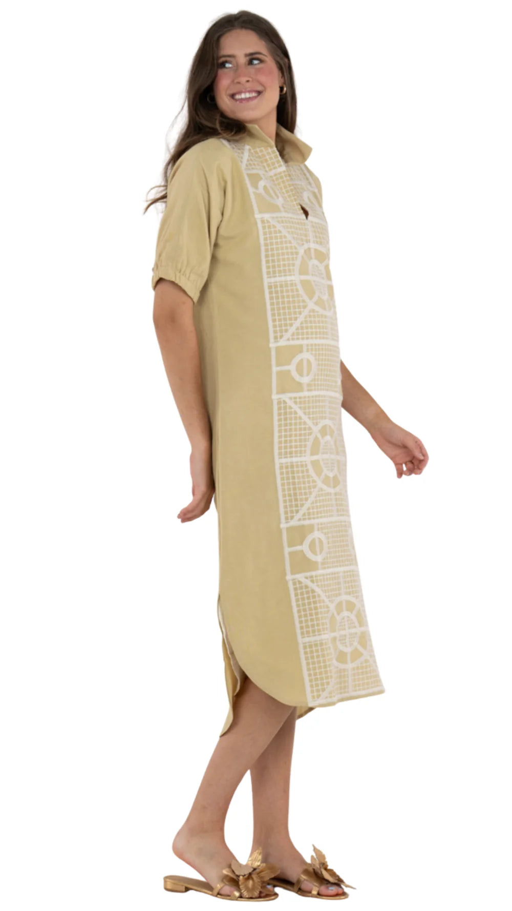 Poppy Caftan-Trellis
