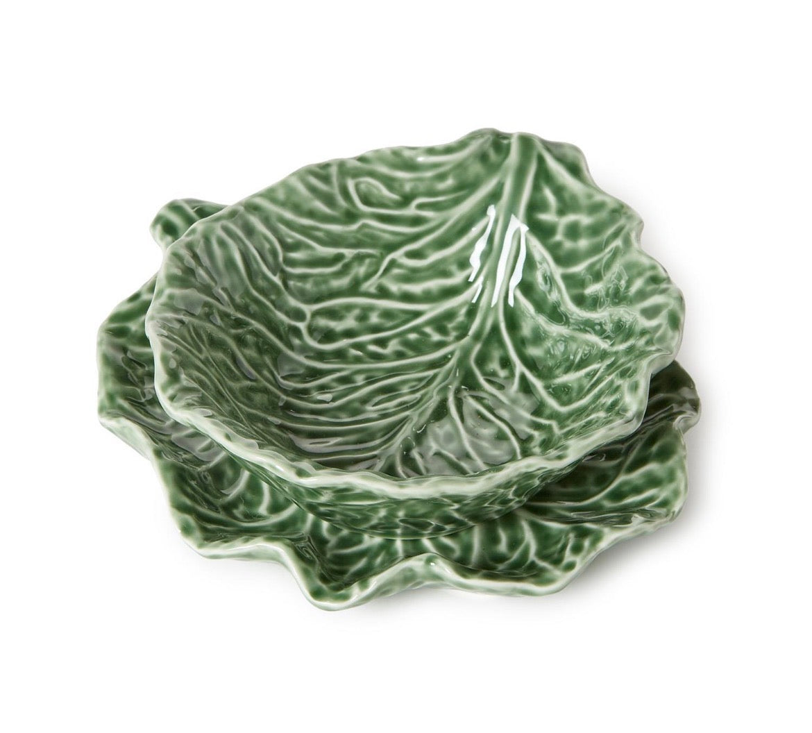 Leaf Bowl & Plate Set