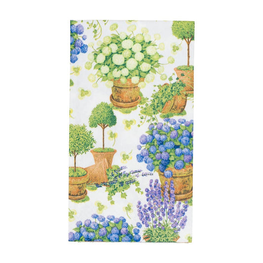 Potted Hydrangeas Guest Towel Napkins