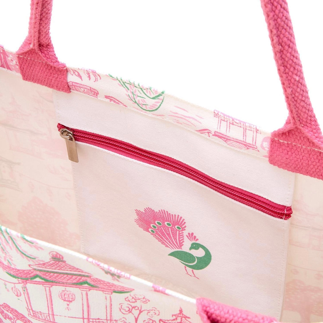 Mahjong Block Print Tote Bag