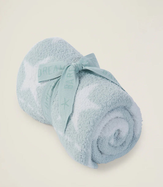 CozyChic Dream ReceivingBlanket-Aqua Ice Stars