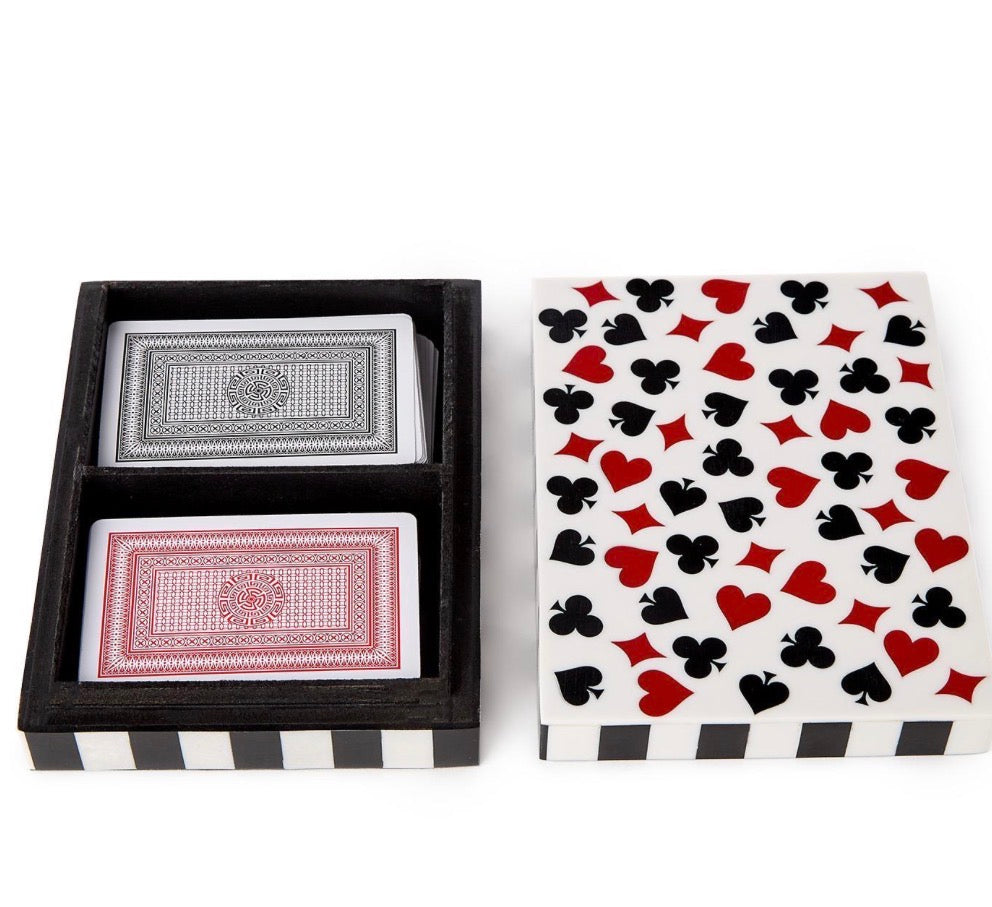 Turf Club Double Card Set in Hand-Crafted Box