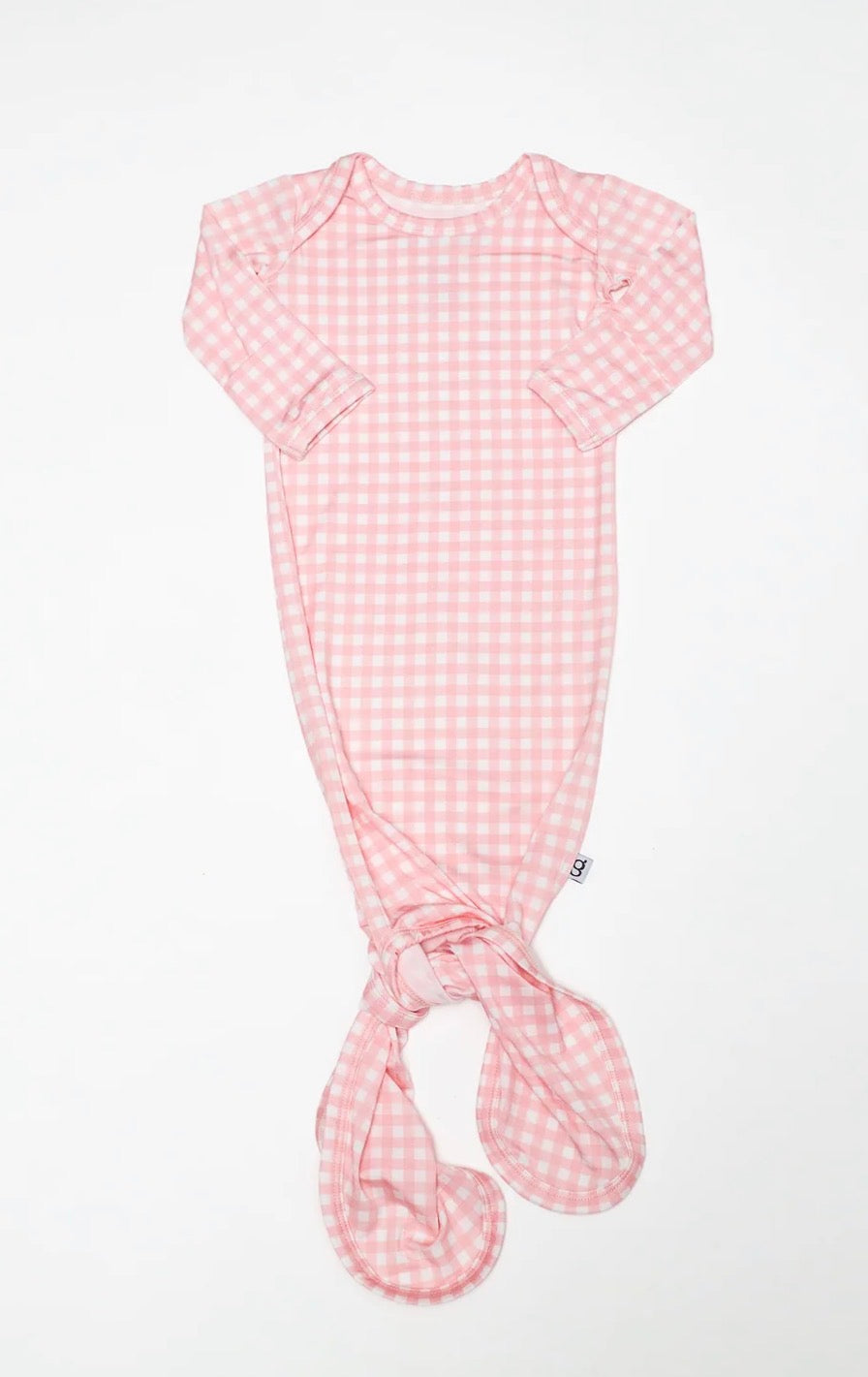Knotted Gown - Gingham