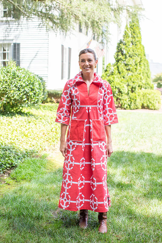 Cassidy Long Dress-Piper Red