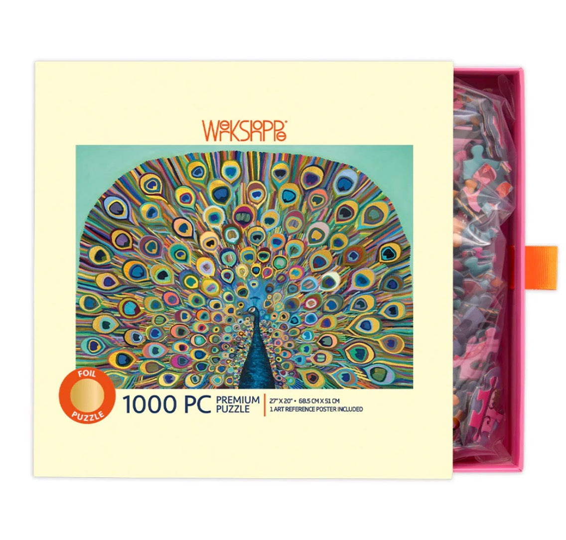 Peacock 1000 Piece Puzzle