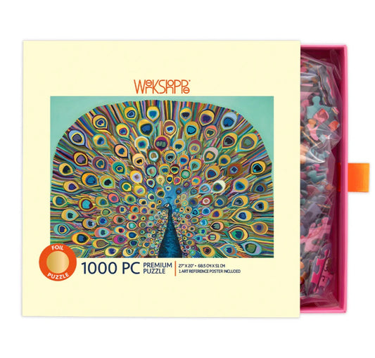 Peacock 1000 Piece Puzzle