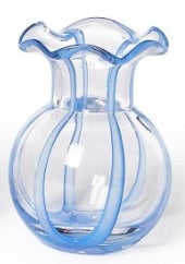 Ruffled Ribbon Vase