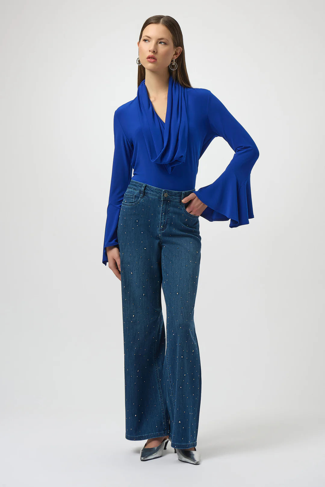 Sparkle Wide-Leg Jean