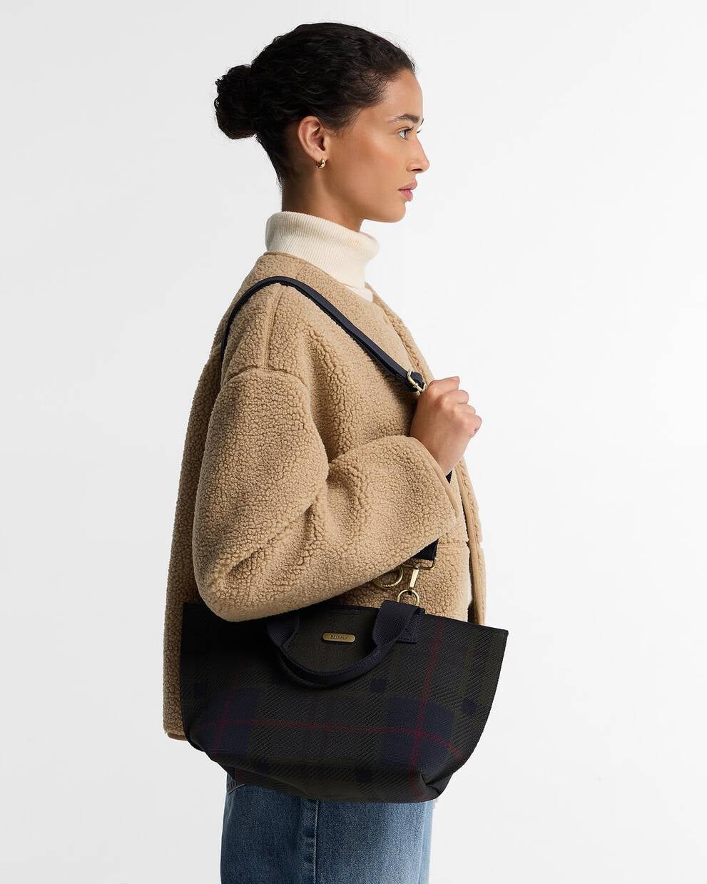 Layla Tartan Mini Tote Bag