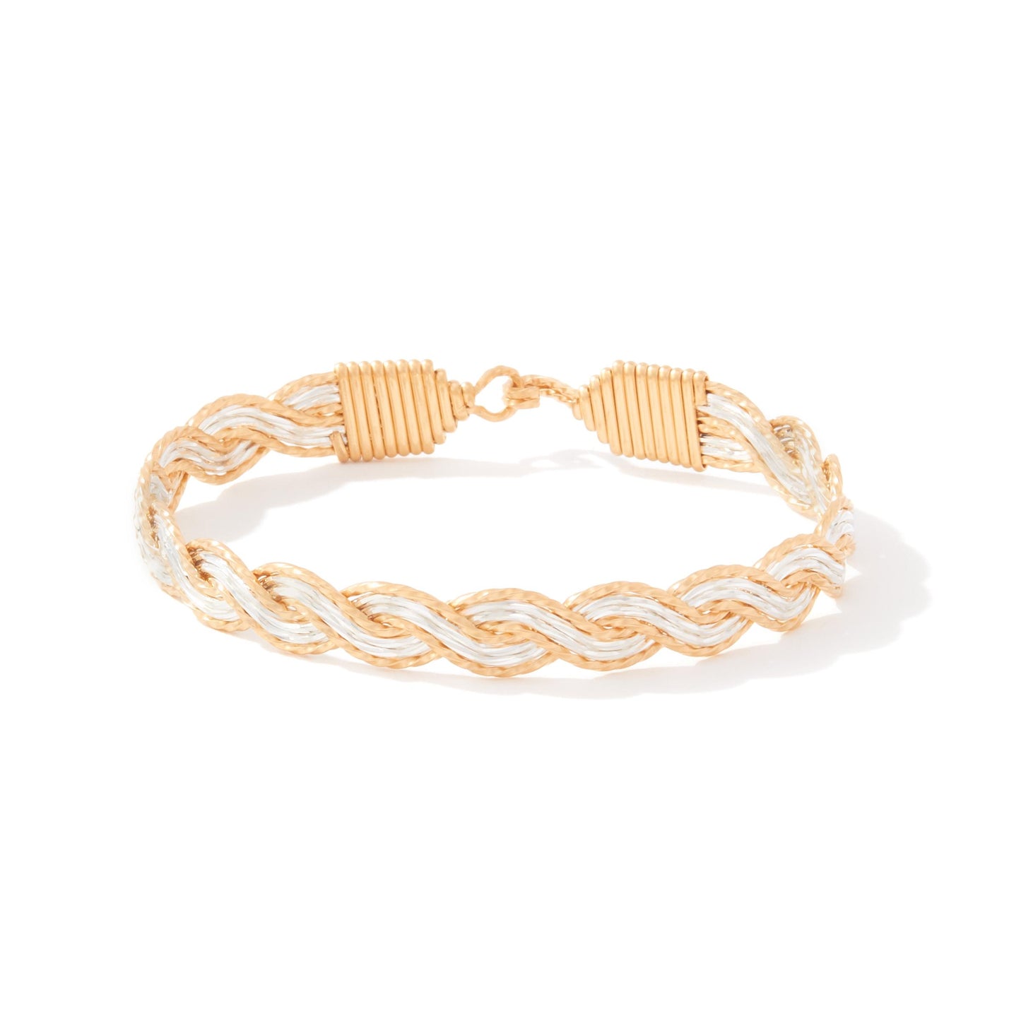 Ronaldo Light The Way Bracelet 14k Gold Artist Wire with Sterling Silver