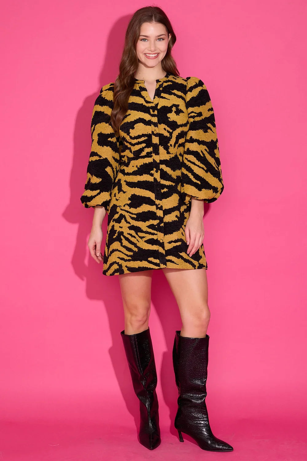 Athena Dress Noir Cat