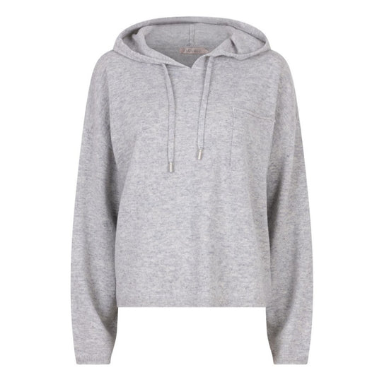 Hoodie With Silver Trim