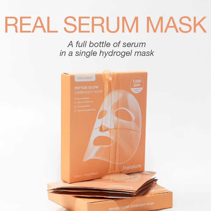Naisture Peptide Glow Overnight Mask (4pc Box)