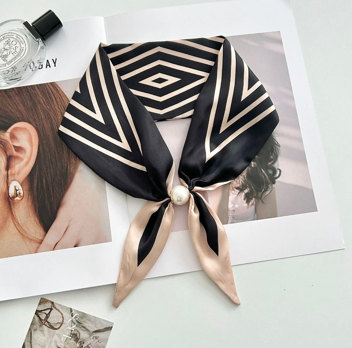 Small Magnetic Silk Scarves