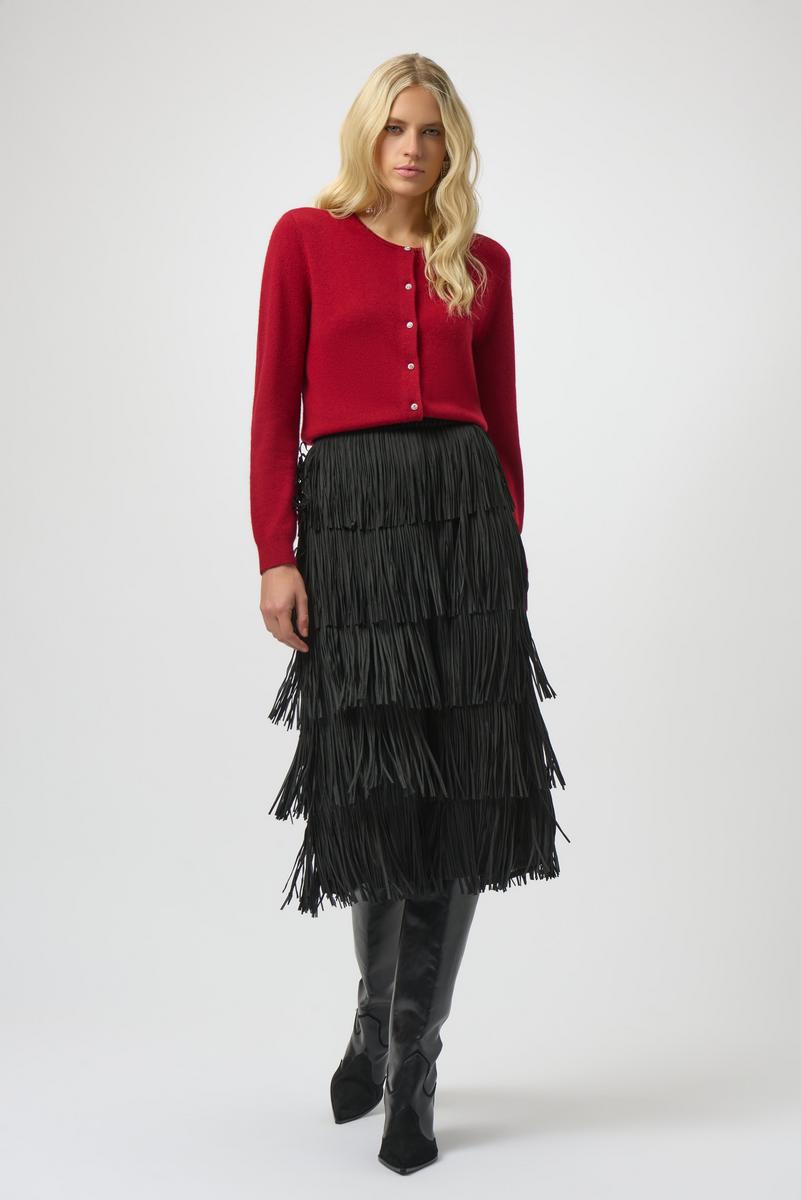 Tiered Fringe Skirt