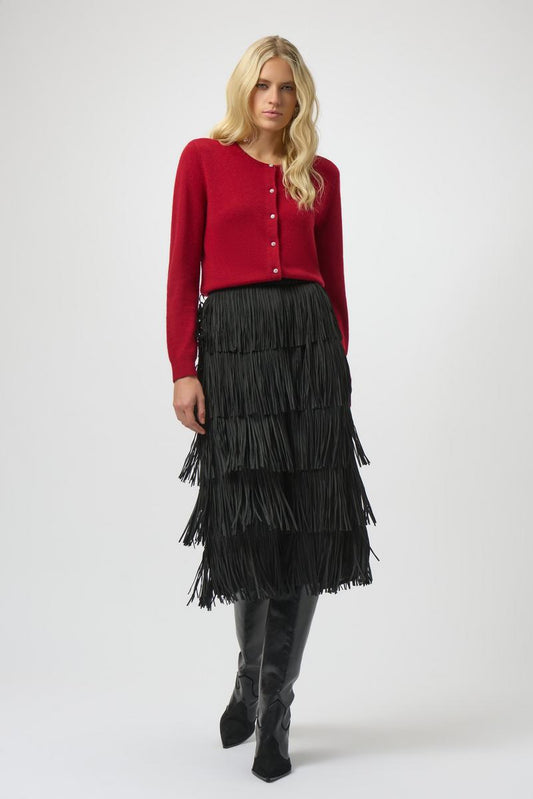 Tiered Fringe Skirt