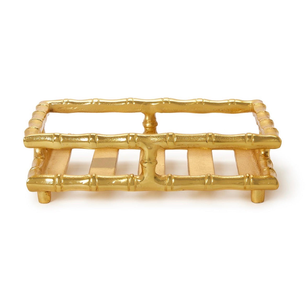 Golden Bamboo Guest Towel / Napkin Holder