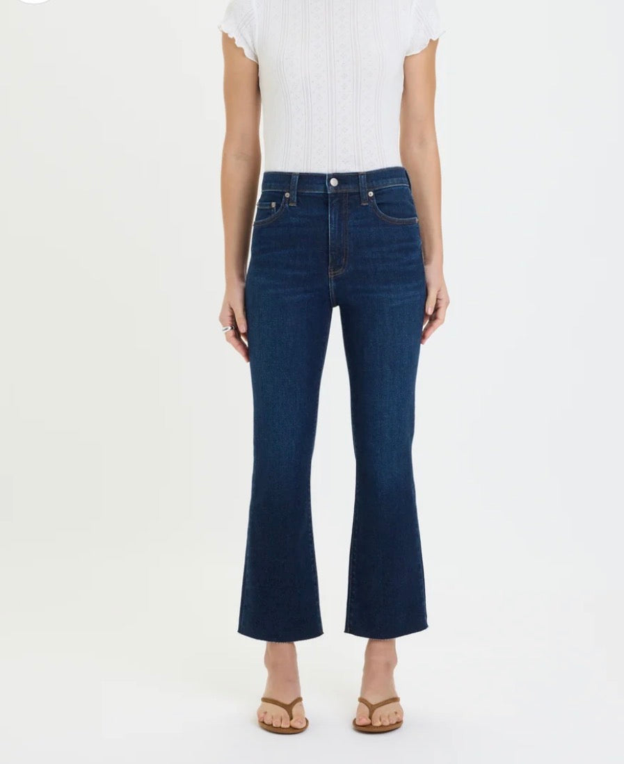 Shy Girl High Rise Crop Flare
