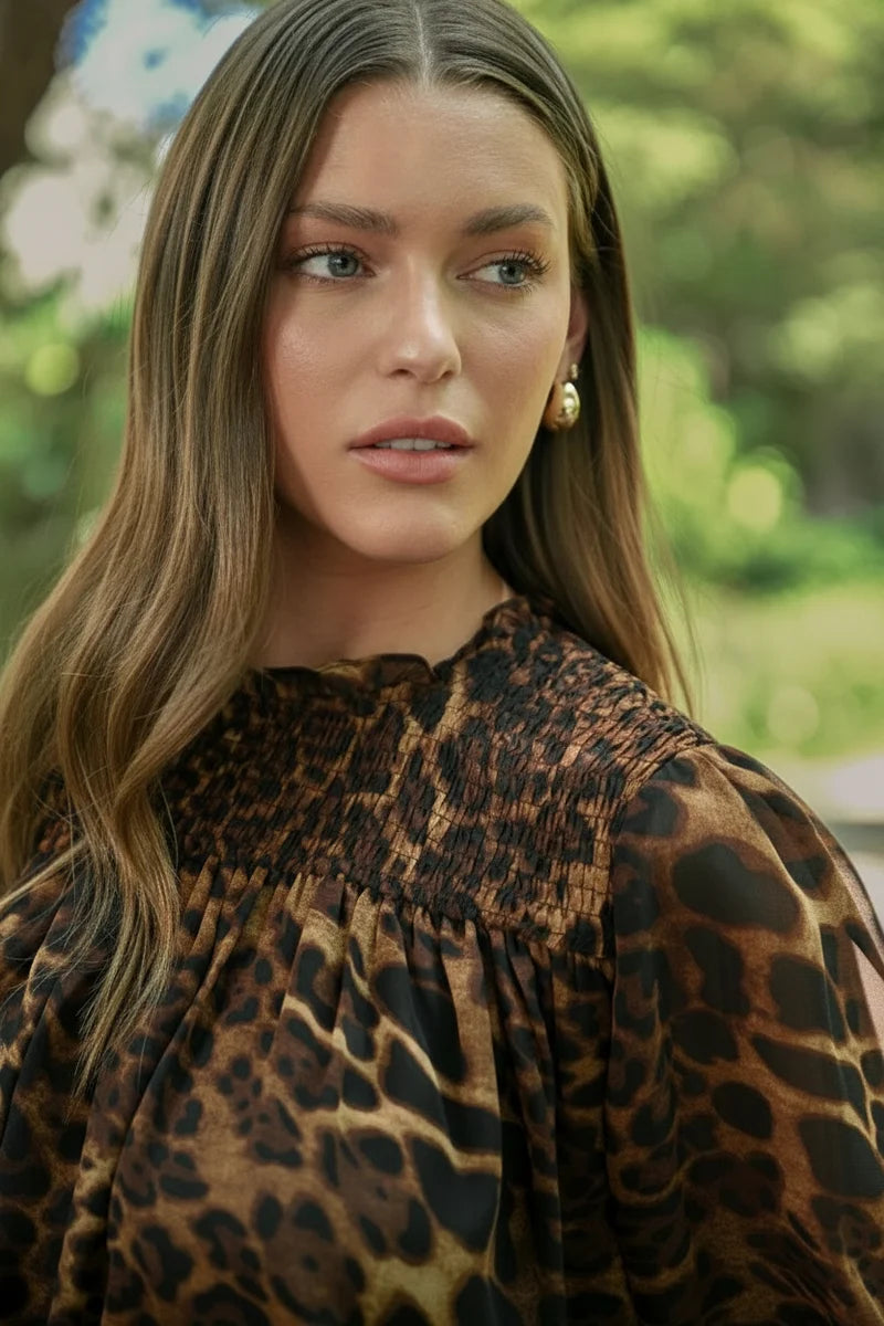 Jasper Animal Print Top