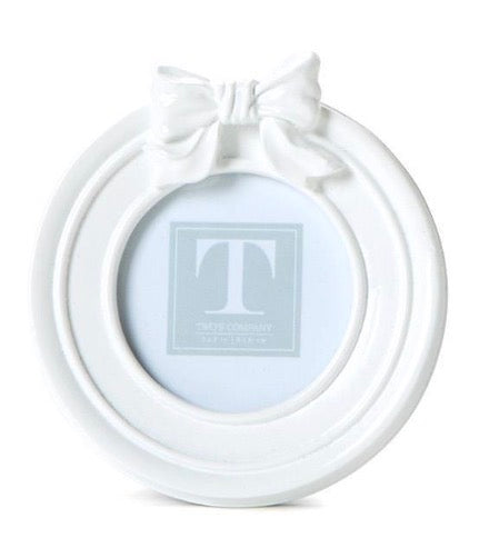 Bow-tiful White Bow Photo Frames
