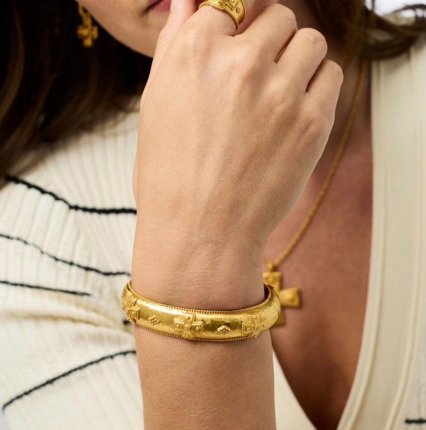 Canterbury Hinge Bangle - Gold