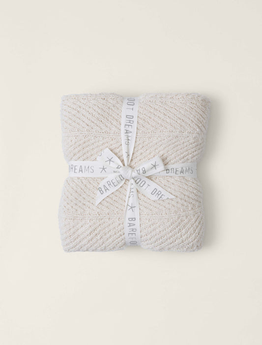CozyChic Shine Herringbone Blanket-Beach Rock