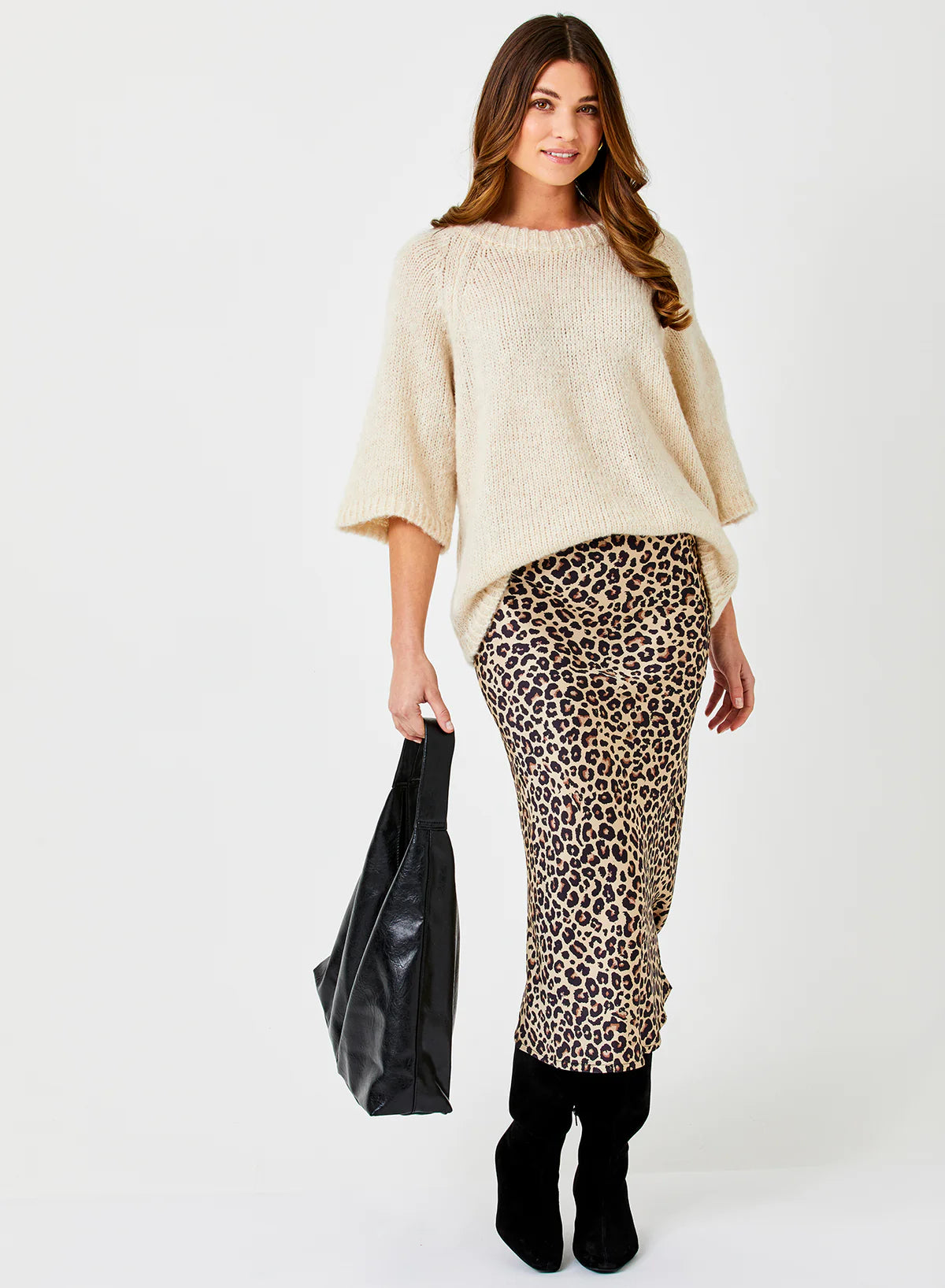 Gene Leopard Print Skirt