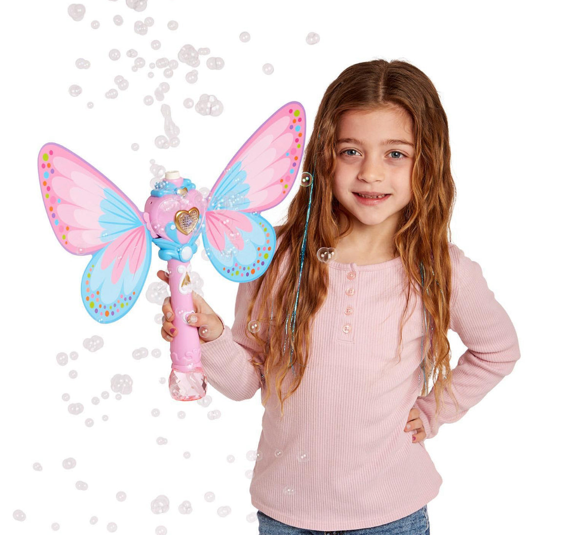 Fairy Butterfly LED Bubble Wand