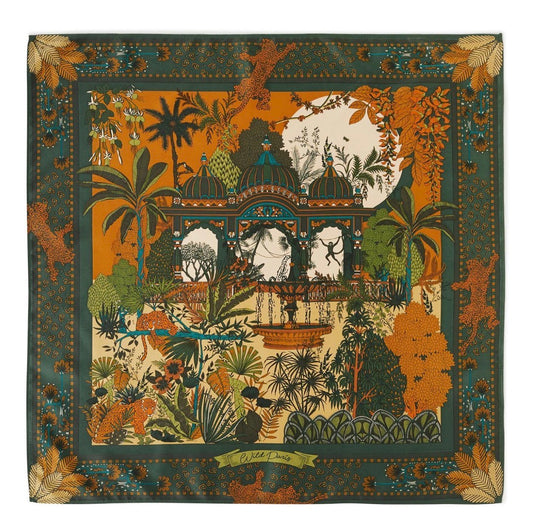 Amber Palace Smokey Olive Mini Scarfm