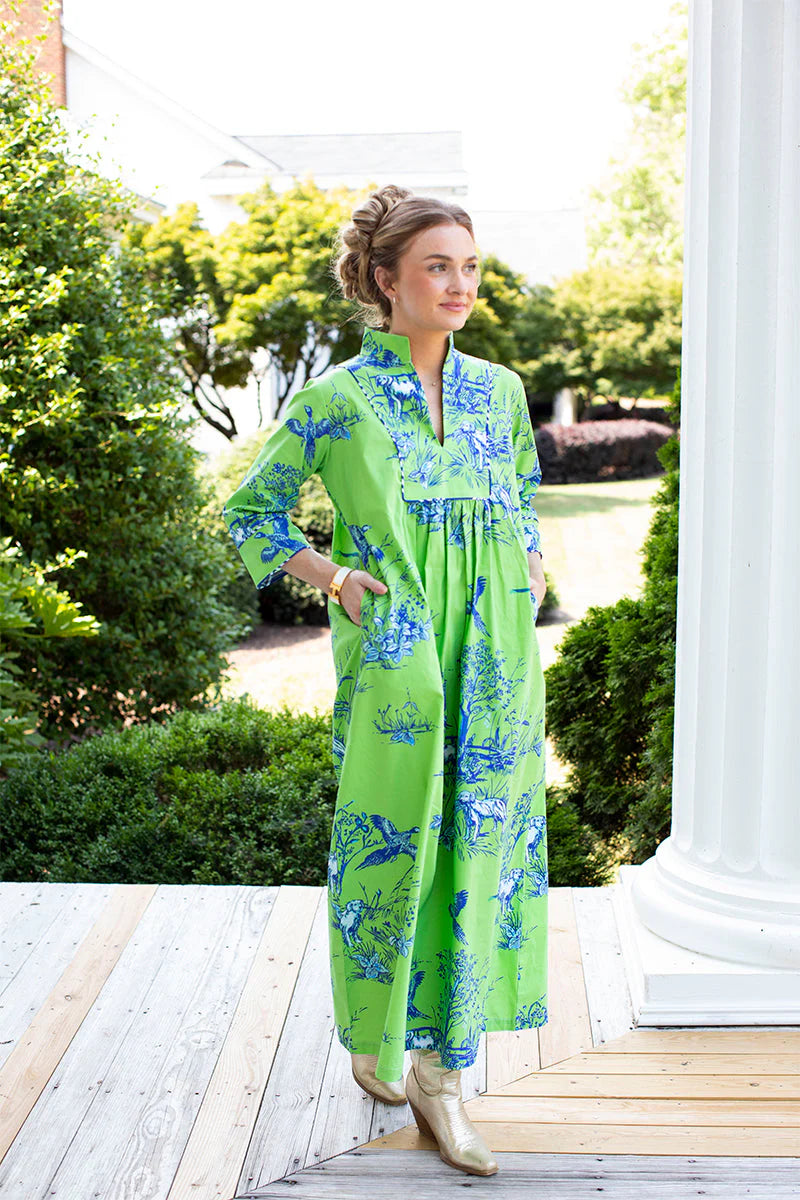 Long Deb Dress-Field & Feather