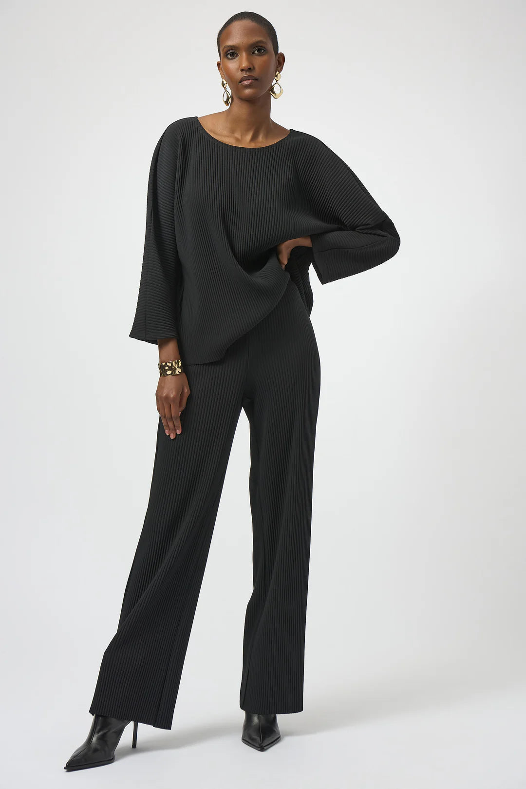 Wide Leg Pleated Pant