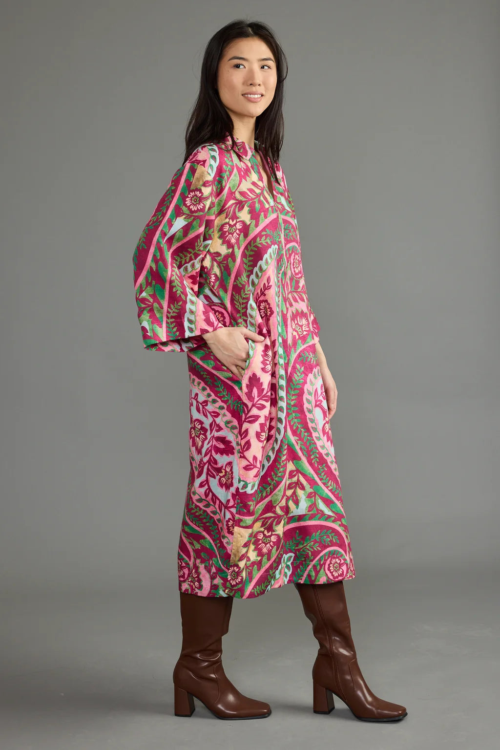 Jessi Dress - Chianti Paisley