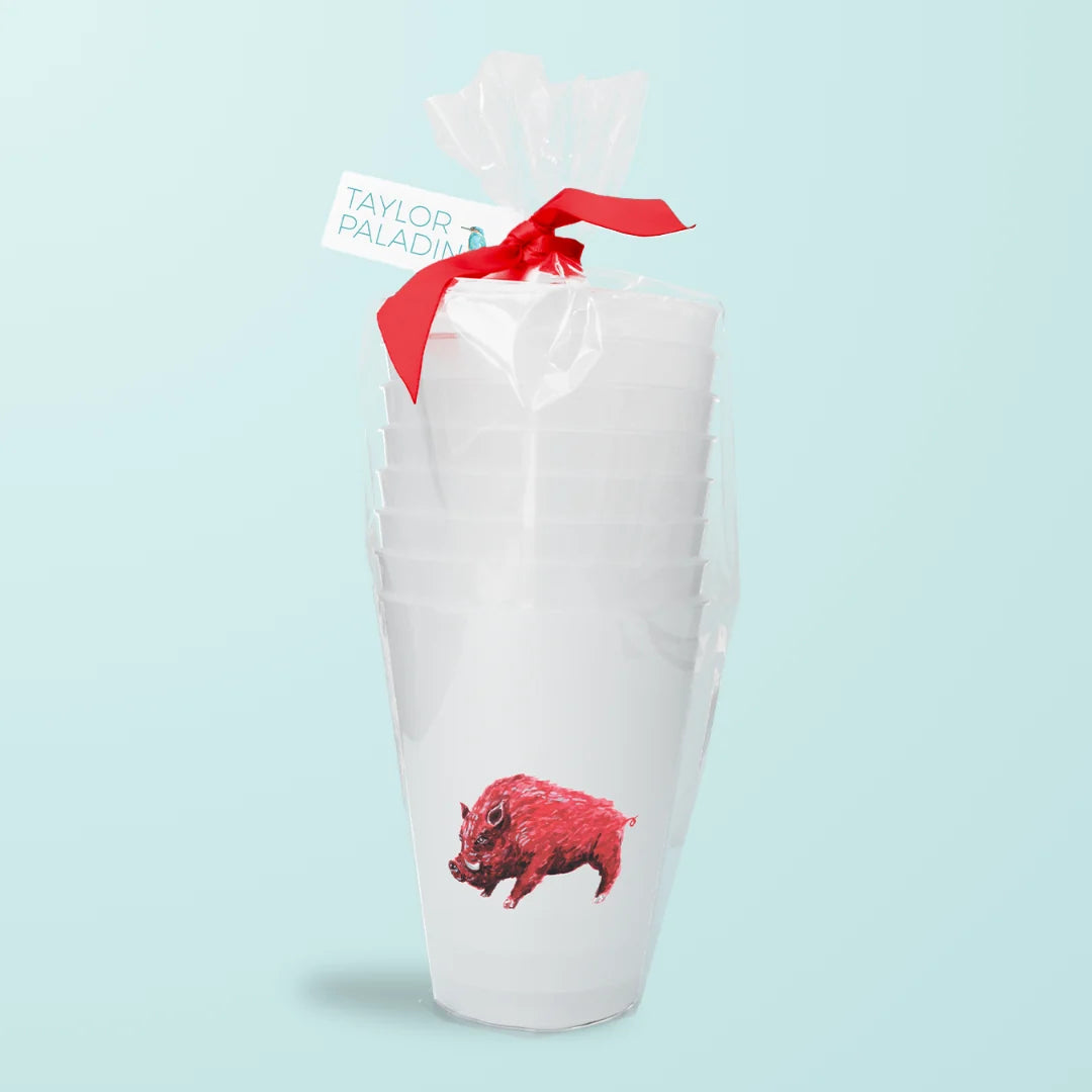 Red Hog Frosted Cups