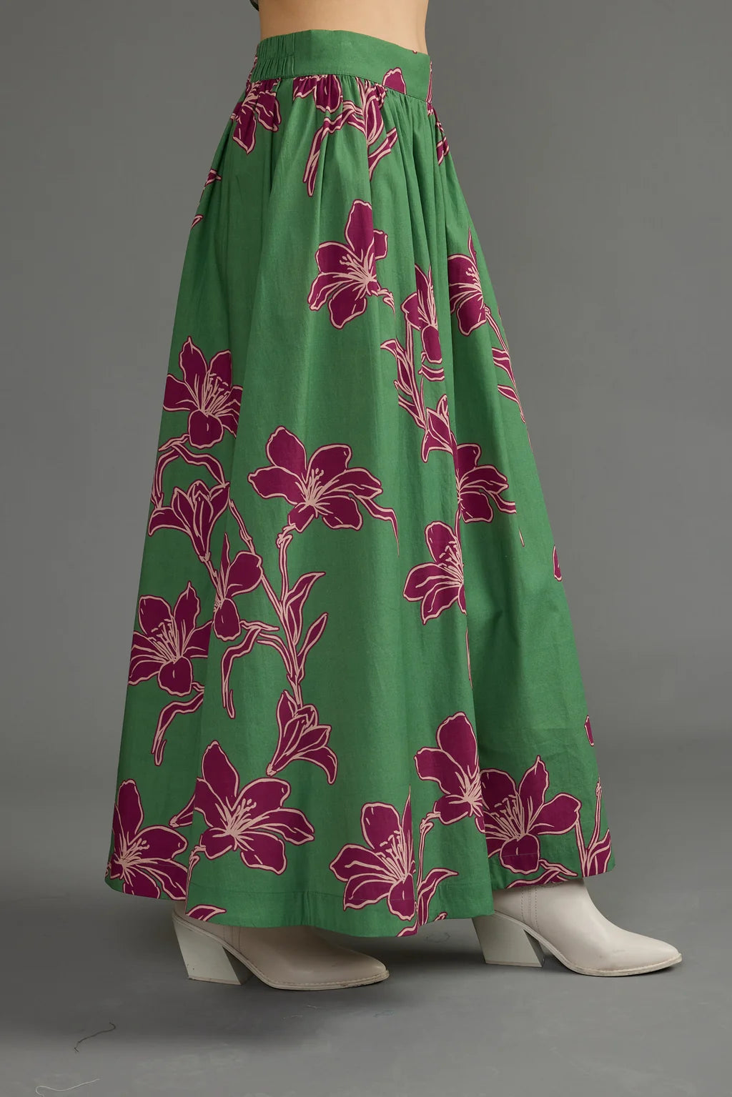 Maeve Skirt - Verde Orchid