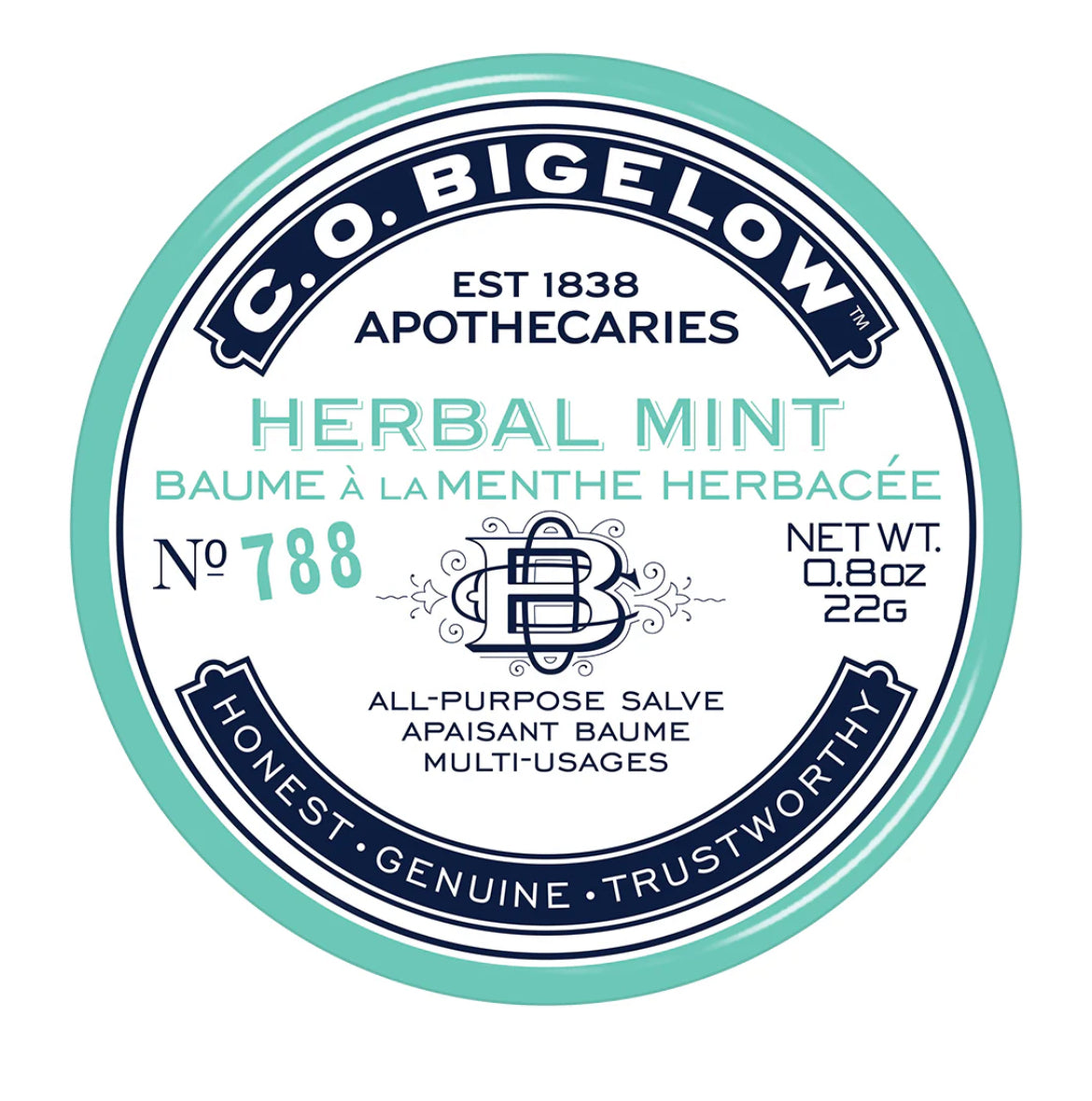 C. O. Bigelow Herbal Mint Lip Balm no.788