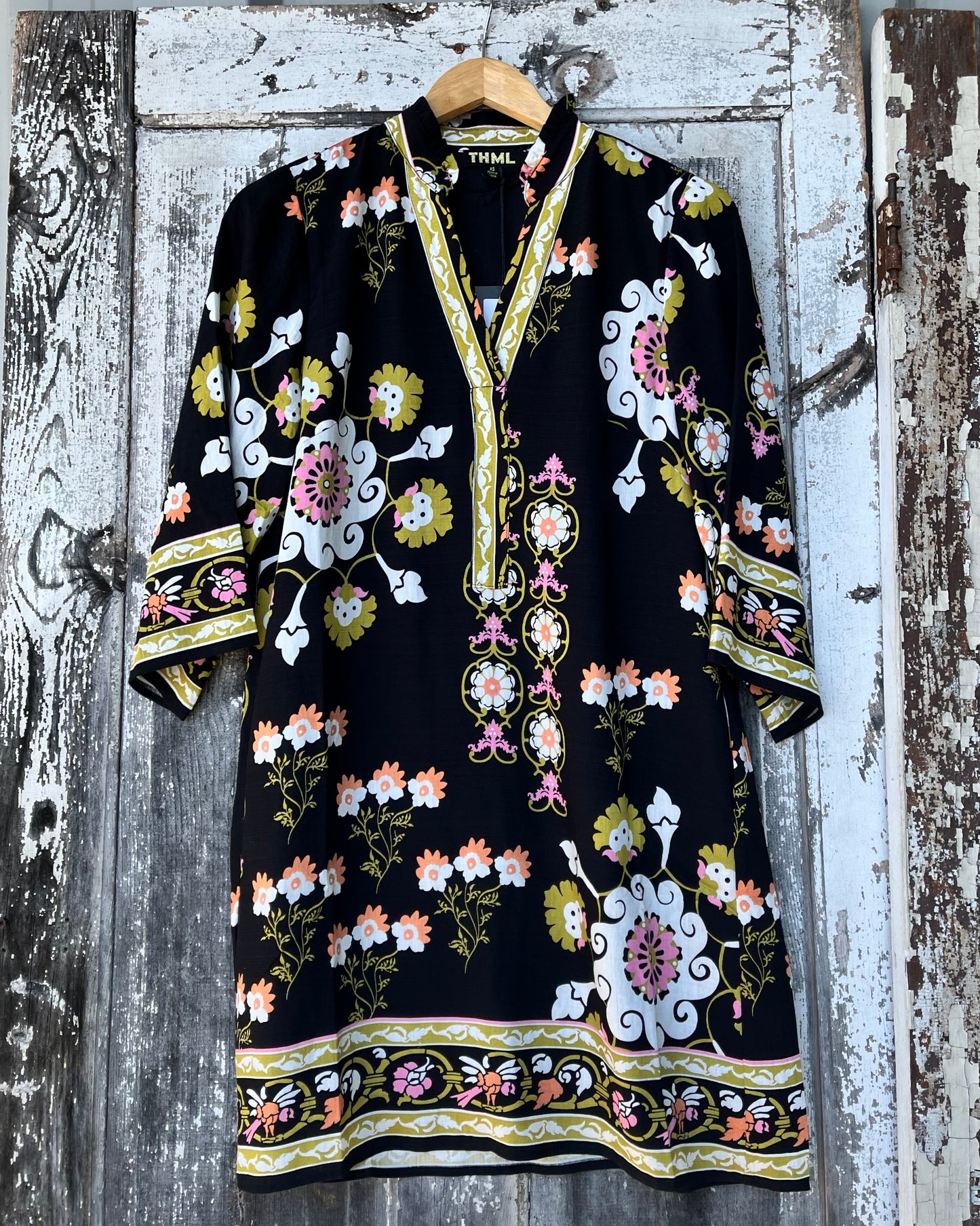 Floral Dress-Black