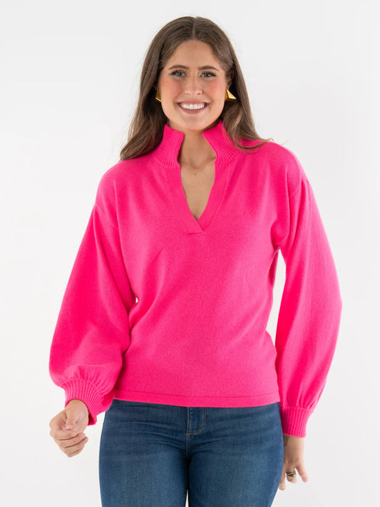 Lolli Cashmere Sweater-Pink Glo