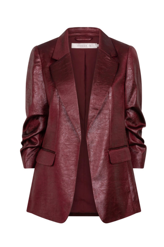 Esqualo Crinkled Metallic Blazer