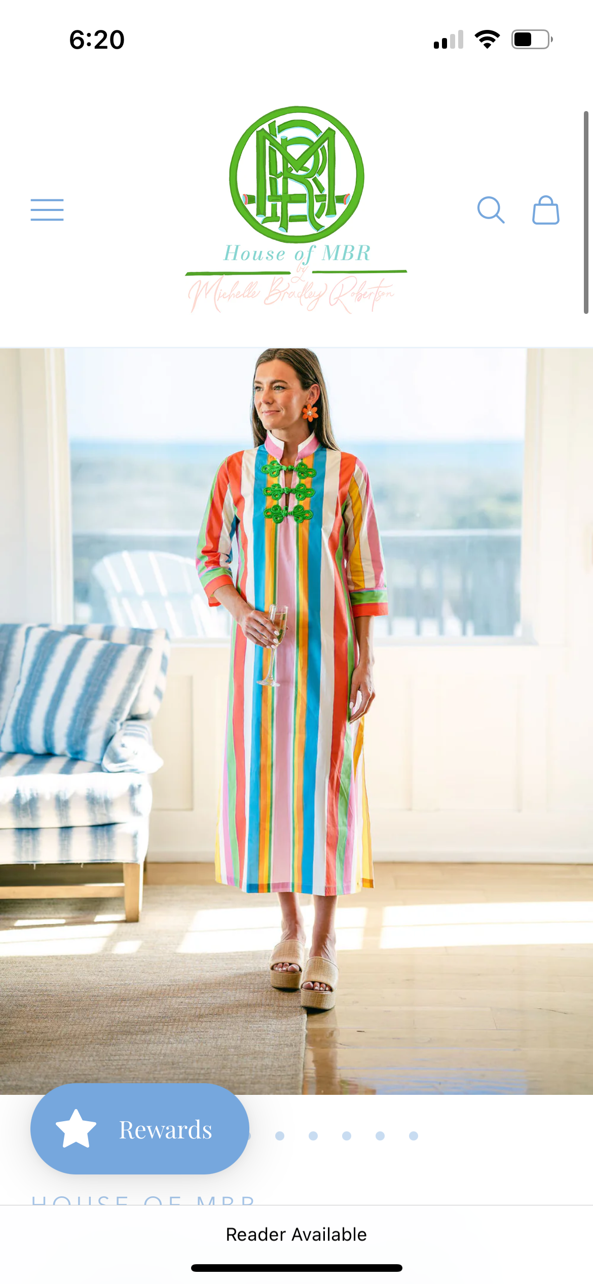 Stripe Bouvier Long Dress
