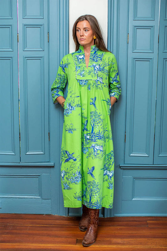 Long Deb Dress-Field & Feather