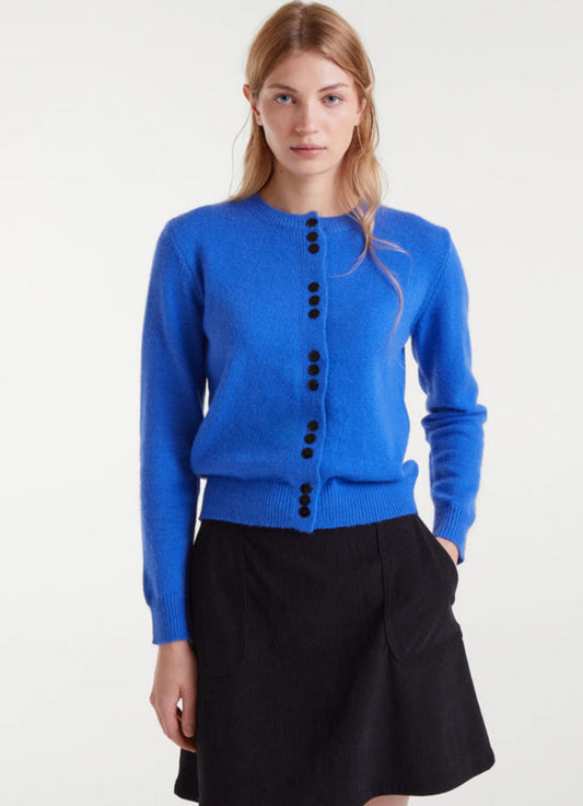 Cardigan Sweater-Blue