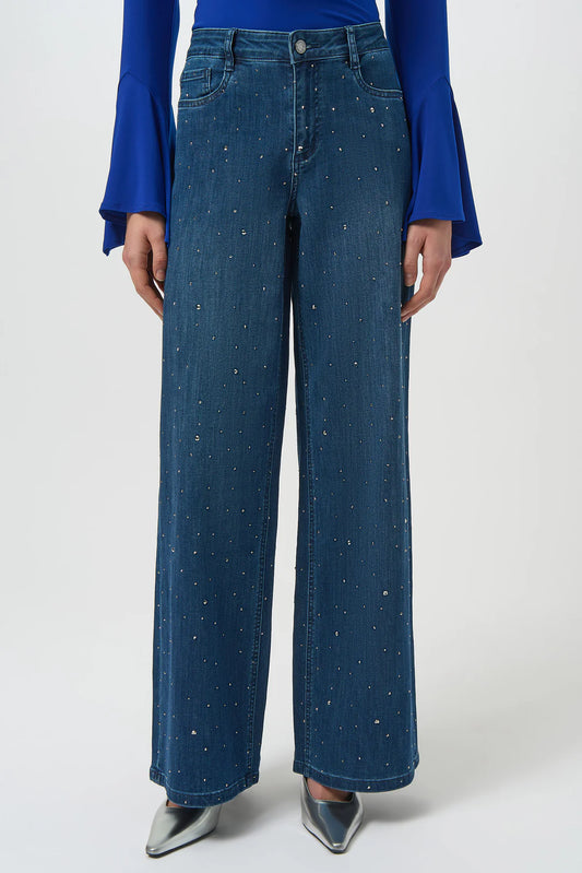 Sparkle Wide-Leg Jean