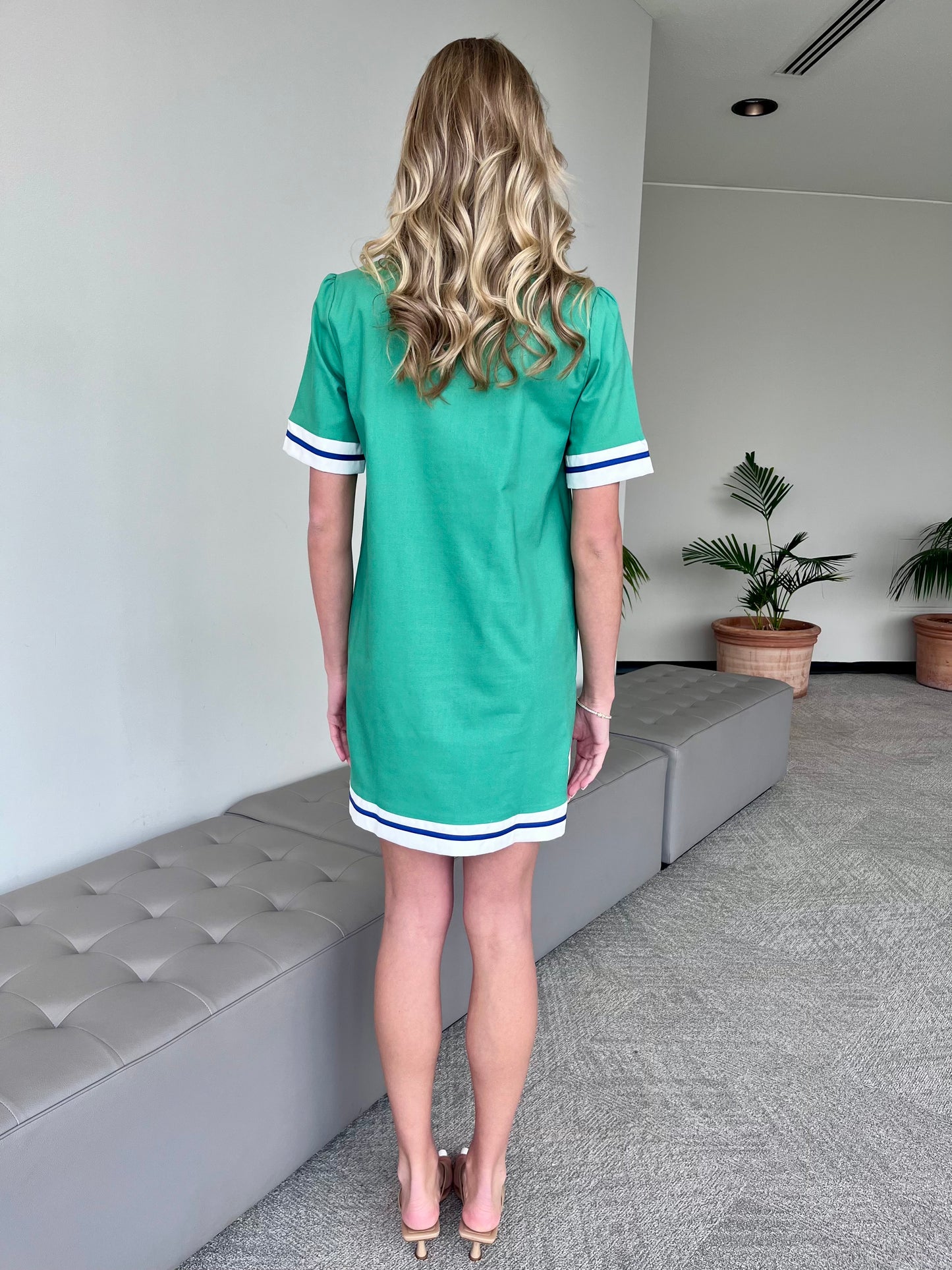The Shelly Dress- Green