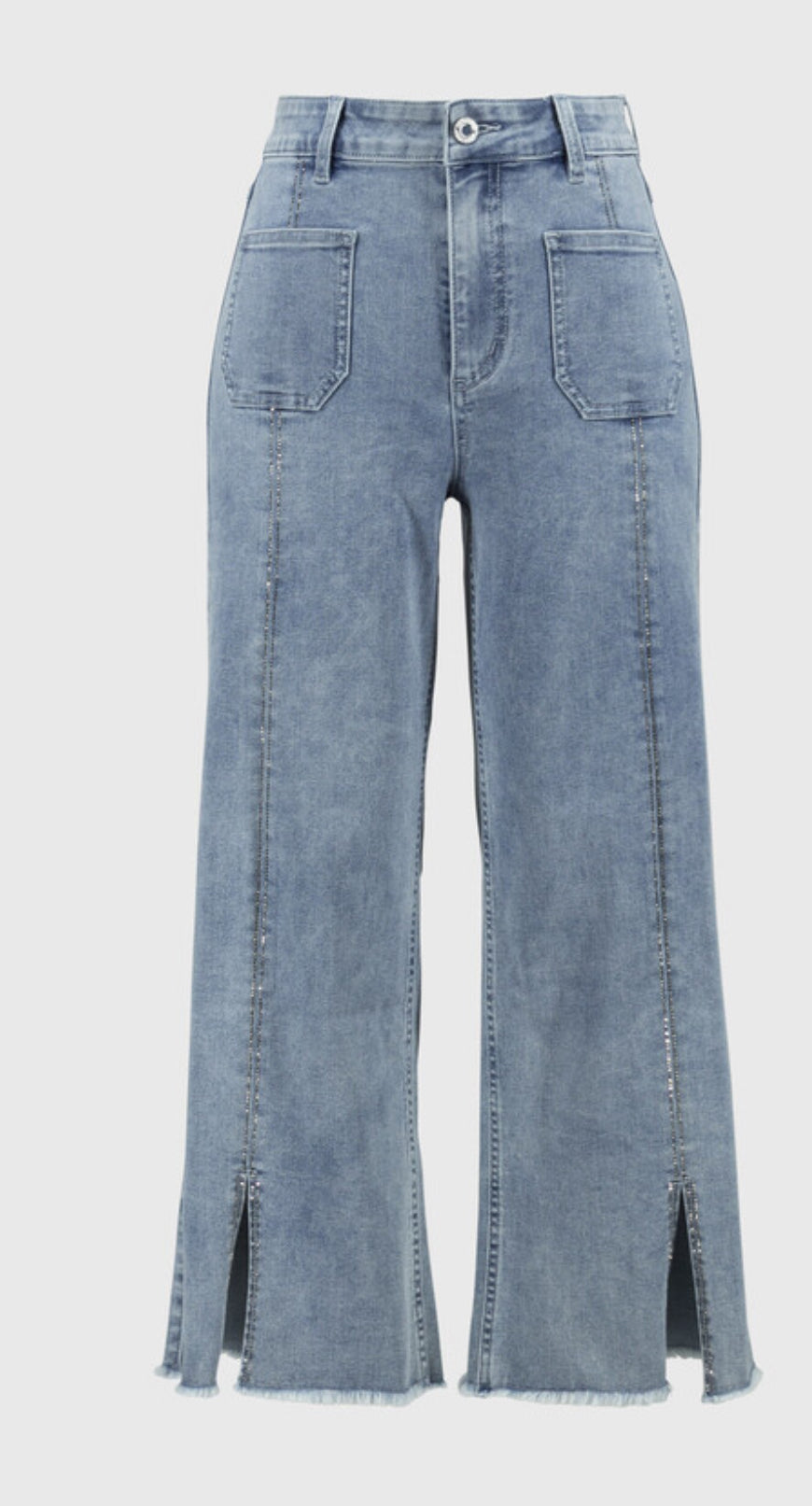 Joseph Ribkoff Culotte with Embellishment Front Seam