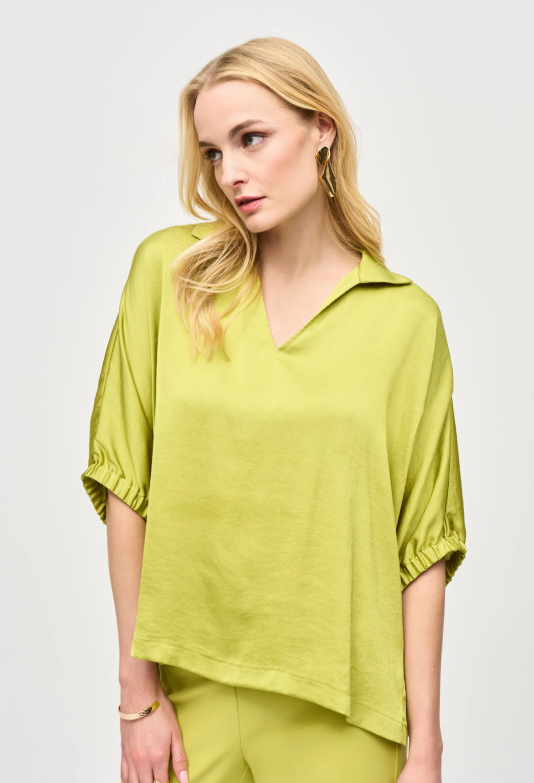 Joseph Ribkoff Satin Boxy Top