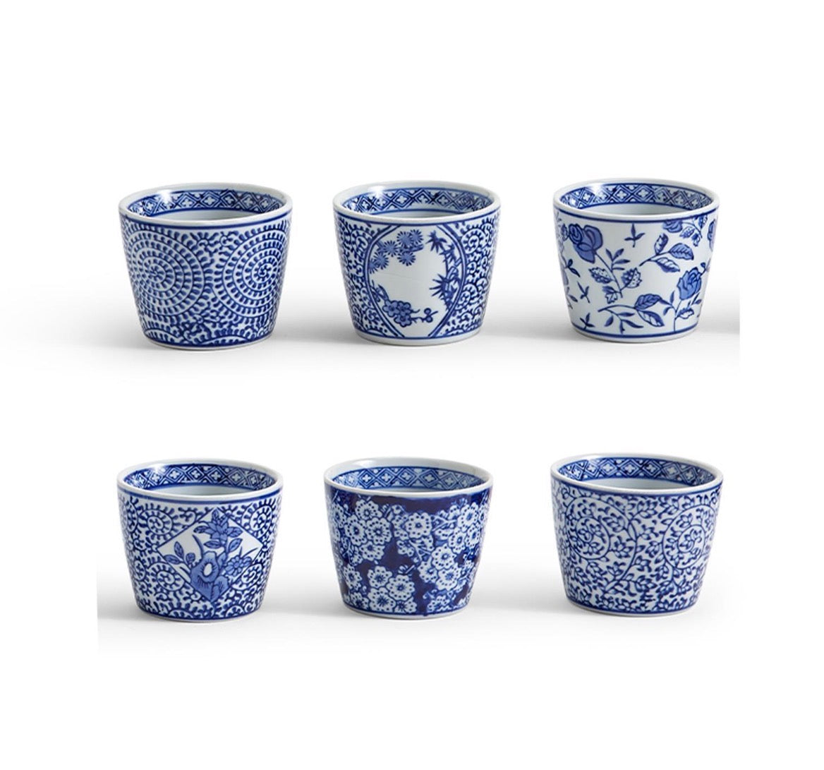 Canton Collection Cachepot - Blue & White