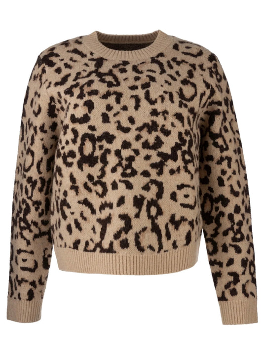 Gisela Animal Print Pullover Sweater