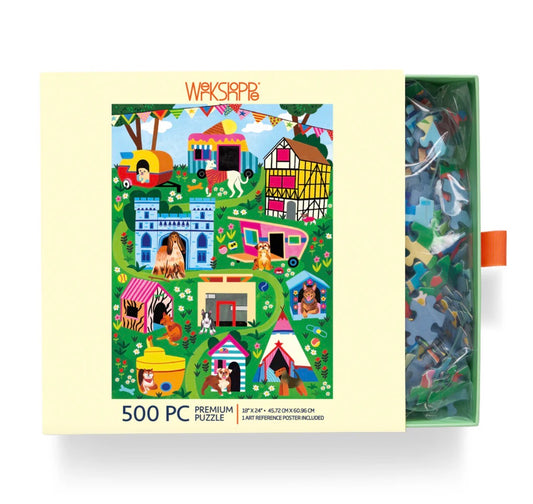 Doggie Dreamhouse 500 Piece Puzzle