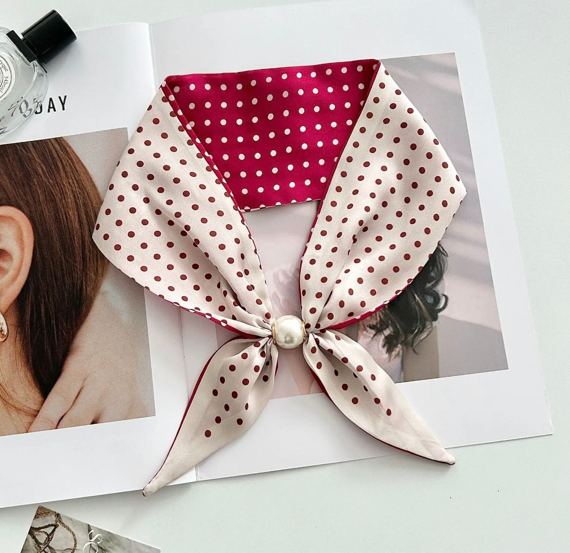 Small Magnetic Silk Scarves